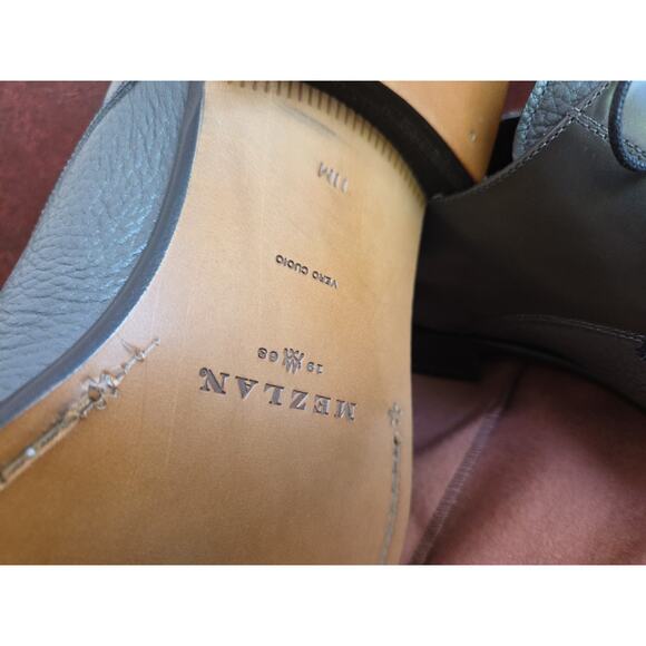 Mezlan SOKA 15089 Real Deerskin Oxford Dress Shoe Size 11m Made In Spain